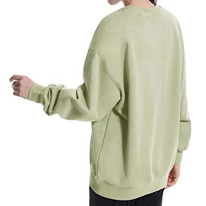 Sweat-shirt en polaire décontracté pour femme, 100 % personnalisable, avec logo imprimé sur le devant, design tendance, respirant et confortable, vente chaude - Product Image 5