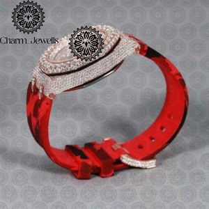 Montre pour homme Charm Luxury Vintage, boîtier de 40 mm, mouvement mécanique analogique, bracelet en acier inoxydable serti de diamants, cadran en verre lumineux - Product Image 3
