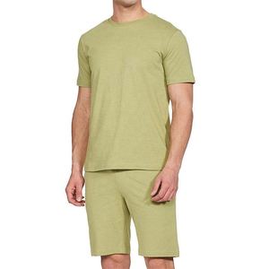 Conjunto de Verano para Hombre de Fábrica OEM, Dos Piezas, Pantalones Cortos de Punto Estampados, Camiseta Ligera y Transpirable, Ropa Casual Deportiva - Product Image 1