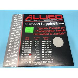 Lote de 5 Películas de Lapeado de Diamante Allied 50-30070 - Equipo y Piezas de Semiconductores de Confianza con Legado Global - Product Image 1