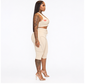 Wholesale Trending Custom Women 2 Piece Activewear Set Crop Top High Waist <b>Capri</b> <b>Leggings</b> Gym Workout Yoga Fitness Sports - Product Image 2