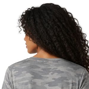 Gray Camo Rhinestone Tee Women Short Sleeve Cotton T Shirt Fashion Graphic <b>Top</b> Casual Streetwear Apparel Summer Daily Wear - Product Image 4