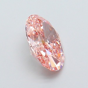 Diamant rose fantaisie vif ovale de 1,51 carat, cultivé en laboratoire, CVD, clarté VS2, excellente taille, diamant rose éthique non monté - Product Image 4