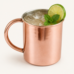 Pure Copper Moscow Mule Mug Handcrafted Solid Copper Cocktail Cup for Barware Tarnish Resistant Copper Copper <b>Drinkware</b> for Beer - Product Image 6