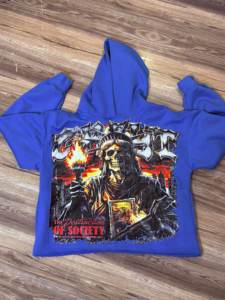 Sudaderas con Capucha para Hombre de Invierno de Primera Calidad a Bajo Precio, con Mangas Estampadas, Transpirables, con Cierre de Cremallera - Product Image 4