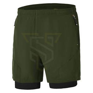 Pantalones Cortos Deportivos Personalizados para Hombre, Cintura Media, Cómodos, Transpirables, Cintura Elástica, Algodón y Poliéster Premium, Estilo Urbano - Product Image 2