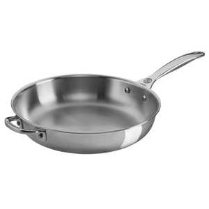 Poêle à frire en fonte Skies Trader avec revêtement en acier inoxydable pour cuisinières à gaz et à induction, capacité 1-2L, design moderne, durable, résistant à la chaleur - Product Image 2