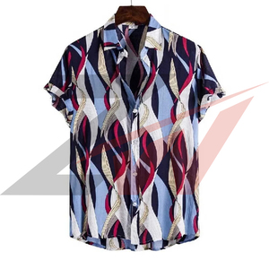 Camisa Hawaiana Casual de Playa de Alta Calidad con Logotipo Personalizado, Impresión Completa Personalizada, Transpirable y Ecológica para Hombre - Product Image 3