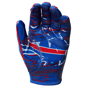 Gants de football américain en cuir OEM en gros, légers, antidérapants, imperméables, séchage rapide, faciles à laver, gants de sport personnalisés - Product Image 4