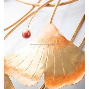 Trending Minimalist Modern Dreamcatcher Hanging Wall Art Luxury <b>Black</b> Gold Metal Design for Interior <b>Decoration</b> Zahid Exports - Product Image 4