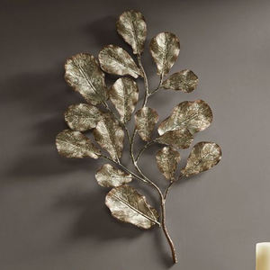 Décoration murale en métal en forme d'oiseaux en vol, design moderne, en aluminium coulé, finition dorée, art mural pour salon et chambre à coucher - Product Image 2