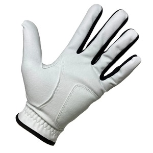 Gants de golf en cuir véritable respirant, antidérapants, avec fermeture auto-agrippante, personnalisables pour les sports de plein air - Product Image 5