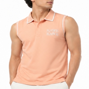 Camiseta Polo sin Mangas para Hombre, de Secado Rápido, Ajuste Atlético, Cómoda para el Verano, Ropa Deportiva, Hecha a Medida con Tela Premium - Product Image 1