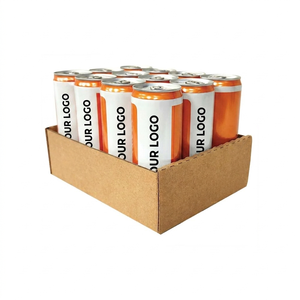 Caja de Envío para Bebidas de Cartón Corrugado Reciclado Personalizada con Impresión Digital Flexográfica para Latas, Solución de Empaque de Grado Alimenticio - Product Image 2