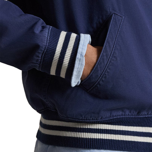 Premium Embroidered Heavyweight Canvas Zipper Front Track <b>Jacket</b> Men Vintage Americana OEM Custom Luxury Winter Workwear - Product Image 5