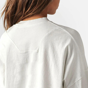Camiseta Casual Extra Grande para Mujer, 100% Algodón Grueso, Transpirable, Talla Grande, con Botones, Personalizable, Ajuste Cómodo - Product Image 3