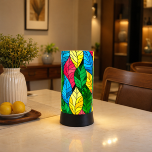 Colorful Leaf Table Lamp Decorative LED Bedside <b>Night</b> <b>Light</b> Modern Accent Lamp for Bedroom Living Room Office Home Decor Gift - Product Image 2