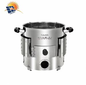 Poêle à bois robuste en fonte durable, cuisinière à biomasse à économie de carburant, poêle extérieur grande capacité - Product Image 4