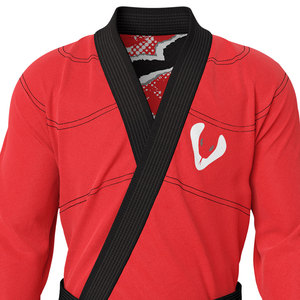 Kimono de Jiu Jitsu Brasileño Venomous Red Viper BJJ Gi, Uniforme de Algodón Premium con Tejido Pearl Weave, Conjunto de Kimono Resistente para Entrenamiento - Product Image 4