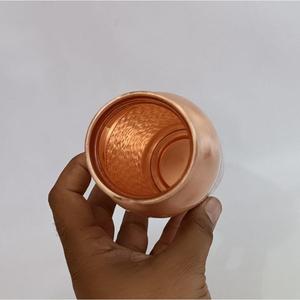 Ayurvedic Certified Plain Copper Water <b>Bottle</b> With Hammered Design Grip Easy To Carry For Office Home Drinking Use Wholesale - Product Image 4