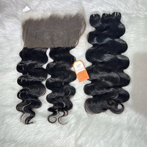 Bundles de cheveux bruts corps ondulé du vietnamien 100% cheveux humains cheveux vierges purs non transformés à cuticule alignée - Product Image 1