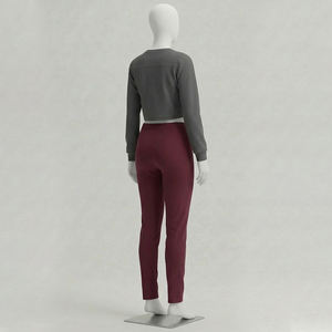 Ensemble de yoga uni grande taille tendance pour femme – Personnalisé, haute qualité, sans couture, léger, meilleur design, extensible, idéal pour la gym et le fitness - Product Image 3