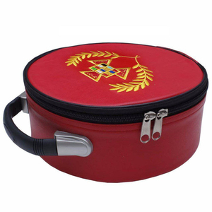 Estuche para Gorra de Arco Real Personalizado de Gran Venta para Regalia Masónica, con Bordado Elegante y Punto de Cruz - Product Image 2