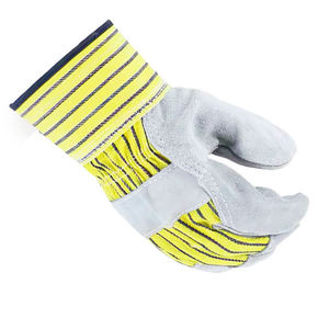 Wholesale High Quality Custom Design Safety Gloves Industrial Construction Work Gloves Heavy function Leather Gloves - Product Image 3