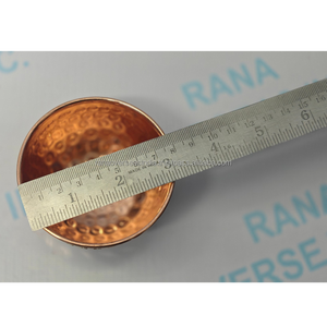 Quemador de Incienso Artesanal de Cobre Ecológico con Acabado Antiguo y Diseño Martillado, Tazón para Ofrendas, Decoración para el Hogar, Regalo - Product Image 2