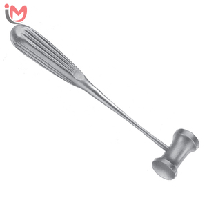 Maillet en acier inoxydable de haute qualité 240 mm 9,12 poignée simple 500g Marteau de levage pour os durs Services OEM - Product Image 5