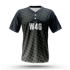Men's Baseball Jersey Sublimated Print Moisture Wicking Polka Dot Pattern Short Sleeve Regular Fit 100% <b>Polyester</b> - Product Image 2