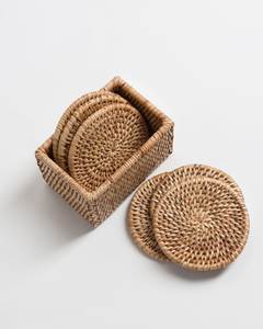 Fresh Arrival Design Rattan Coaster Jute Coaster Rope Coaster Place Mats Woven Rattan Coaster Mats At very competitive Price - Product Image 4