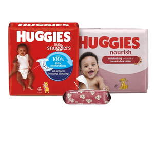 Toallitas Húmedas Perfumadas Huggies Nourish, 2 Paquetes con Botón de Apertura (112 Toallitas en Total) - Product Image 4
