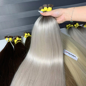 Extensiones de Cabello Nasa, Doble Trama, Calidad Premium, Cabello Virgen Vietnamita, 100g, Liso Natural, Todos los Colores, 55 cm de Largo - Product Image 1