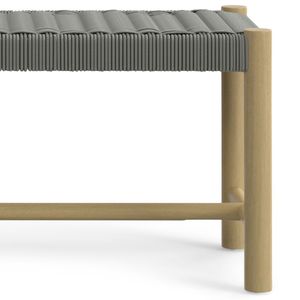 Panca Dahlia per Esterni e Interni in Grigio, Elegante Arredo da Giardino - Product Image 6