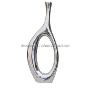 Jarrón de Aluminio Hecho a Mano para Bodas, Moderno, Ecológico, de Alta Calidad, para Mesa, Decoración del Hogar, Sala de Estar - Product Image 2