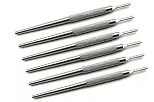 Manche de scalpel chirurgical dentaire en acier inoxydable de haute qualité, réglable, instrument chirurgical manuel certifié CE, DENTRIC IMPLANTS NB-32 - Product Image 4