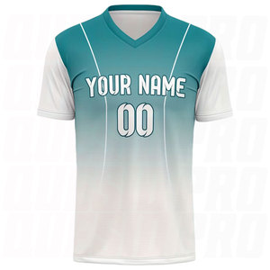 V Neck Printed Sports Jerseys Pattern Football Sublimation <b>Shirts</b> Fan Jersey Flag American Football Wear Custom Team Uniforms - Product Image 3