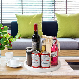 Organizador funcional de acrílico Lazy Susan para encimera, mesa, cocina, despensa, tocadiscos, almacenamiento y rotación de barra de café - Product Image 3