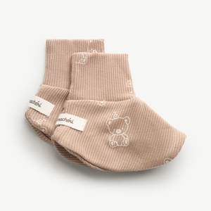 Conjunto de Manoplas y Botitas para Bebé Recién Nacido, Unisex, Antiarañazos, Lyocell Spandex Rib, ODM Vietnam - Product Image 1