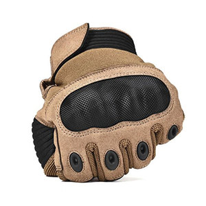 Guantes de gimnasio de medio dedo de gamuza con correa de muñeca ajustable para levantamiento de pesas y entrenamiento físico para hombres - Product Image 3