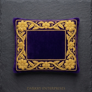 Badges brodés sur mesure en fil de métal, fait main, emblèmes maçonniques, patchs or et argent, emblèmes héraudiques - Product Image 5