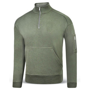 Custom <b>Men</b>’s Half-Zip Quick Dry Running <b>Pullover</b> – Stand-Up Collar Solid Polyester Print Tee, Athletic Gym Sports Shirt - Product Image 5