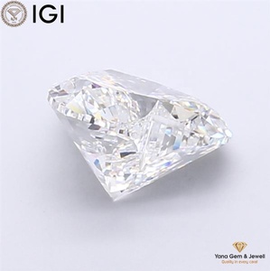 Diamante cultivado en laboratorio CVD con certificación IGI de la mejor calidad, forma de corazón, color E, claridad VVS1, 3.01 quilates, regalo romántico para mujeres. - Product Image 4