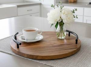 ถาดไม้กระถินพร้อมสลักชื่อส่วนตัว |   ของขวัญสลักลายสำหรับบ้าน - Product Image 3