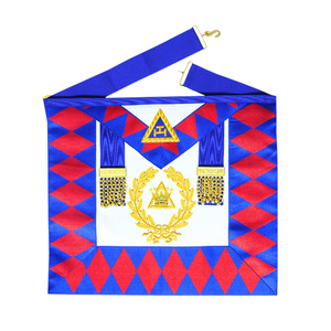 Paquete Completo de Regalia Masónica de Capítulo Supremo del Arco Real: Mandil, Collar, Faja y Joyas - Product Image 2
