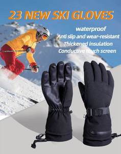 Breathable Wholesale Skiing Sports <b>Glove</b> Touch Screen Custom Adult Spandex/Cotton Snow Snowboard Women Warm Waterproof Winter - Product Image 4