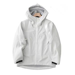 Chaqueta de Esquí Impermeable para Hombre con Capucha y Cierre de Cremallera, Tecnología Gore-Tex, Ropa de Exterior Negra - Product Image 2