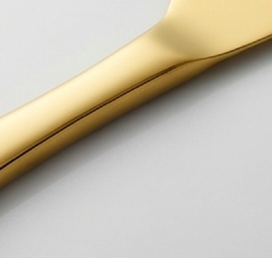 Juego de Cubiertos Dorados de Diseño Moderno, Acabado Espejo de Alta Calidad, Aptos para Lavavajillas, Utensilios de Comedor para Bodas, Mango de Metal - Product Image 2