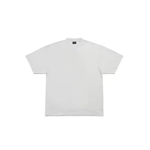 Oversized Boxy Fit <b>Tshirt</b> Men's 100% Cotton Drop Shoulder Streetwear Custom logo Mock Neck Plain Vintage Wash t Shirt for Men - Product Image 3